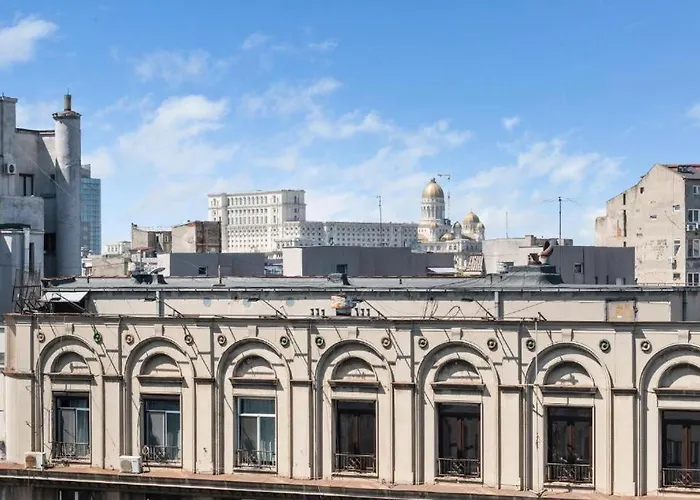 Downtown Loft With Panoramic View 布加勒斯特